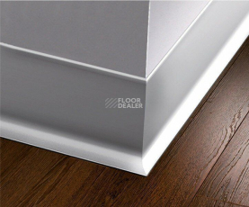 Плинтус алюминиевый анодированный напольный Diele ПЛ80, 501л серебро люкс Плинтус алюминиевый анодированный напольный Diele ПЛ80, 501л серебро люкс фото 4 | FLOORDEALER